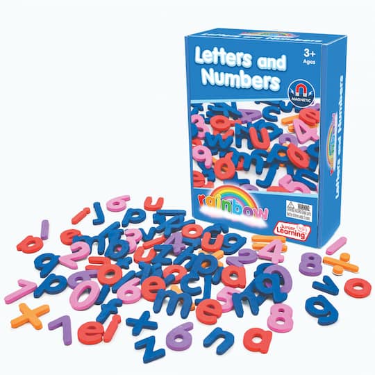 Junior Learning&#xAE; Rainbow Letters &#x26; Numbers Magnetic Activities Set 